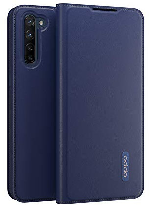 OPPO Etui à Rabat pour Find X2 Lite Bleu