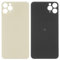 Carcasa trasera cubierta de batería de repuesto para iPhone 11 Pro Max, (dorado, necesidad de quitar el cristal de la cámara, agujero pequeño)