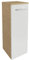FACKELMANN Midischrank B.Style/Badschrank mit gedämpften Scharnieren/Maße (B x H x T): ca. 30,2 x 82,6 x 32 cm/hochwertiger Schrank/Türanschlag Rechts/Korpus: Braun hell/Front: Weiß