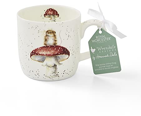 Royal Worcester MMSZ5629-XSM He's a Fun-gi Mug, Fine Bone China, 350 milliliters