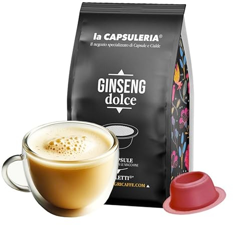 GINSENG (80 Capsules) compatible with Bialetti - (La Capsuleria)