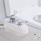 RADAAB Ultra Slim Bidet Attachment for Toilet- Bidet Toilet Seat with Dual Nozzle-2 Modes of Cleaning(Front Wash and Rear Wash) Non Electric Easy to Install