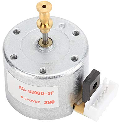 Motore Sincrono Per Giradischi, Motore Per Giradischi con Registratore di Dischi in Vinile a 3 Velocità DC 12V, Registratore di Dischi in Vinile con Spazzole DC 12V a 3 Velocità Motore Per Giradischi