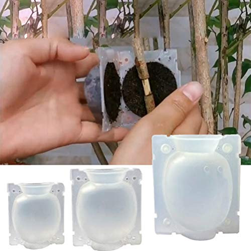 3PCS Plant Rooting System Kit, High Pressure Grafting Balls Organic Soil Mix Nutrient Boosters for Indoor Outdoor Plant Cloning Beginners Gardeners Home Plants Greenhouse propaga