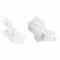 LUTH Premium Profi Parts Ripiano in vetro compatibile con Bosch 00639092 Set destra sinistra per congelatore