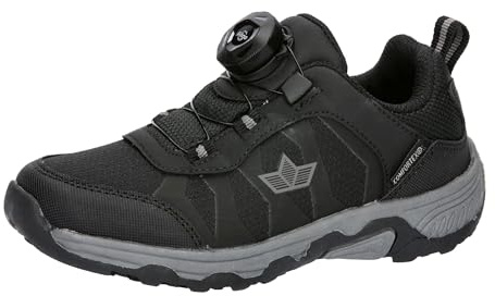 Lico Unisex Kinder Jackson Trekkingsschuhe, Schwarz Grau, 36 EU