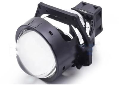 Montaje Faro Lente de proyector bi-led conjunto de faros LED de 3,0 pulgadas para Hella 3R G5 55W 12V Kit de iluminación LED mejorado Eadlamp Beam Conjunto faro (Color : 1 Piece Lens)