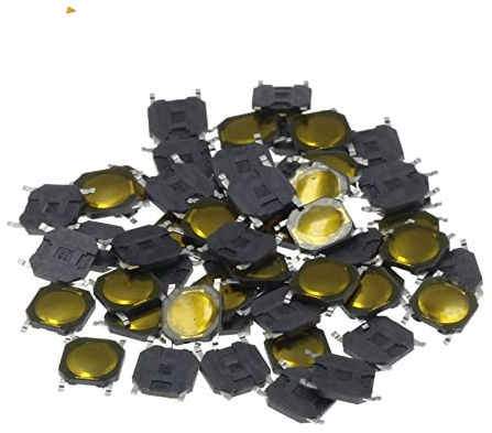 1000PCS DC12V 50mA 4 * 4 * 0,8mm 4X4X0,8MM Taktile Druckschalter Takt 4 Pin Schalter Mikroschalter SMD industrieller Schalter
