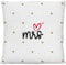 Gruss & CO Kissen Motiv Mr. & Mrs. | Plüschkissen, Polyester, 25 cm x 25 cm, Wendemotiv, mit Loop zum Aufhängen | Hochzeitsgeschenk, für Paare, für Zwei | 73873