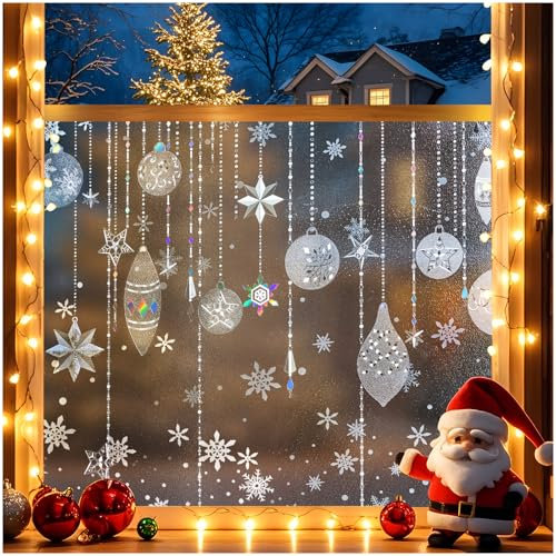 Lifetree fensterfolie Blickdicht von aussen, Selbsthaftende Sichtschuzfolie Fenster, Statisch haftenden Milchglasfolie Sonnenschutz Anti UV deko für Wohnzimmer, Kinderzimmer 44.5x200cm