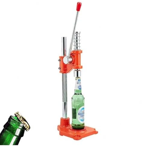 TsoLay Machine de capsulage de bière Manuelle, capsuleuse de Bouteilles de Banc, Outil de capsulage de Bouteilles de bière avec Base antidérapante, pour bière brassée à la Maison