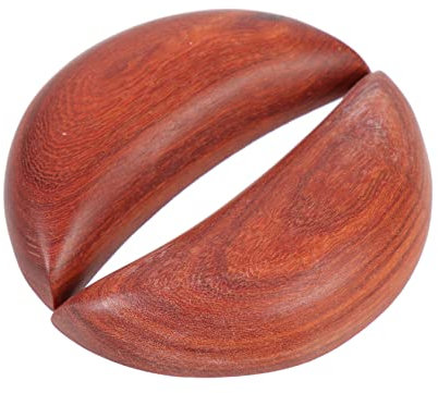 PHENOFICE Wahrsagebecher Aus Holz Halbmondförmiger Holz Wahrsagebecher Für Gottesdienste Und Rituale Mit Einzigartigen Mustern