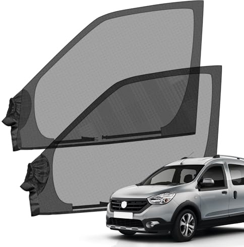 Insektenschutzgitter Ersatz für Dacia Dokker 2015-2025, Magnetisches Insektennetz für Seitenscheibe (Paar) 2 Stück, Moskitonetze Atmungsaktiv Insekten für Camping