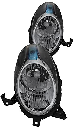 Halogen Scheinwerfersatz Scheinwerfer Satz Hauptscheinwerfer Set links rechts H4 passend für Micra III K12