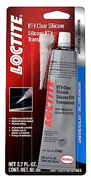 Loctite 37463 Clear RTV Silicone Adhesive/Sealant Tube, 80-milliliter by Loctite