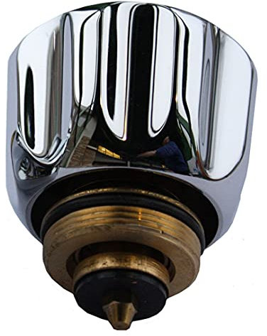 Oracstar Chrome Finish 1/2 & 3/4 2 Adapt A Tap Swirl Tap Tops - TC04