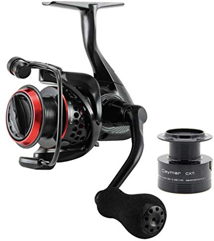 Okuma Ceymar XT CXT-55 Rolle - 325m 0,30mm Schnurfassung Angelrolle, Spinnrolle, Rolle für Hecht, Zander, Barsch, Wels