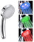 Cabezal de Ducha Led de Mano, Alcachofa de Ducha con Luz Led de 3 Colores Alcachofa con Led para Baño