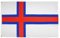 AZ FLAG - Drapeau Iles Féroé - 150x90 cm - Drapeau Féroïen 100% Polyester Avec Oeillets Métalliques Intégrés - Pavillon 110 g