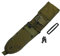 ESEE, Messerschutz für Outdoormesser, MOLLE Back Sheath, Grün, Messertasche feststehende Klinge, Scheide