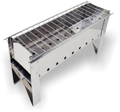 Misermoby Inox-Grill, ideal für X/Chimenea 40 x 13 x 20 cm