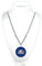 Rico Industries NCAA Perlen mit Medaillon, blau, 19