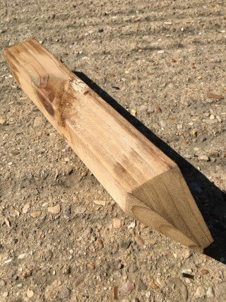4wire 15 PACK OF STRONG 2 INCH THICK WOOD X 12Inch HIGH WOOD SQUARE SITE PEGS LANDSCAPING GARDEN 2X2 TREE STAKE