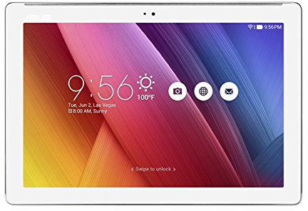 Asus Z300CNL-6B031A ZenPad Tablet, Schermo da 10.1 HD, Processore Intel Quad Core, HDD da 32 GB, RAM 2 GB, Bianco Perla [Italia]