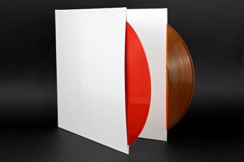 MC DAISON 5 PEZZI copertina custodia busta BIANCA DOPPIA APRIBILE per dischi LP 33 giri rpm 12 Maxi Single (vinile diam. 30 cm)