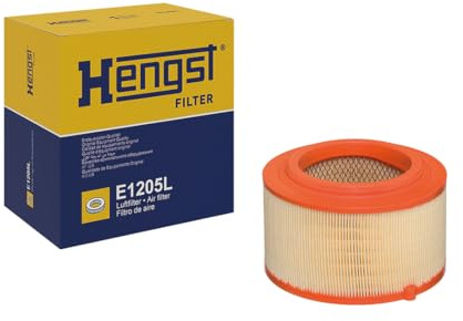 HENGST - Luftfilter E1205L - Luft-Filtereinsatz für KFZ | Hochwertiger Motorluftfilter für Otto- oder Dieselmotor - Schutz für Motoren - Wasserbeständig