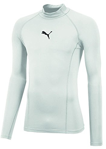 PUMA Herren Liga Baselayer Tee Ls Warm T-shirt, Puma White, L EU
