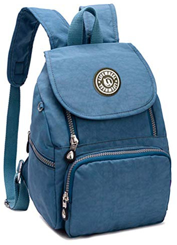 LifeWheel Mini Rucksack Damen Mädchen Klein Wasserdichter Nylon Lässiger Daypacks Reiserucksack Schulrucksack Anti Diebstahl Rucksack