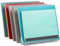 Mind Reader A5CFILE-CLR 5 Fächer Vertikaler Acryl-Dateihalter, Hochwertiges, transparentes Acryl, Aktenordner-Sortierer, Desktop-Aktenordner-Organizer, Transparent
