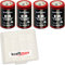 Kraftmax 4er Pack LS 14250-1/2 AA/Mignon - Lithium 3,6V Batterie LS14250 / Li-SOCL₂ Hochleistungs- Batterien ER14250 mit extrem hoher Energiedichte - in Box