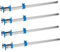 Dapetz ® 4x aluminum sash clamp 900mm sash clamps. Deep-cut acme thread enables final tightening and application of clamping pressure. Made with u-section aluminum