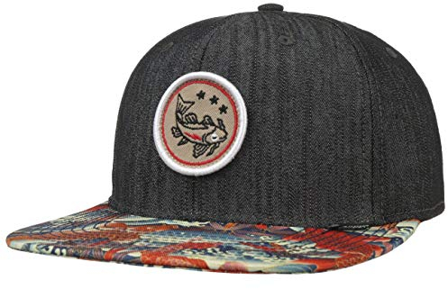 Djinns - Koi Linen (REV. Schwarz) - Snapback Cap Baseballcap Hat Kappe Mütze Caps