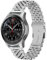 Juntan Cinturino affusolato 22mm Compatibile for Samsung Galaxy Watch 46mm / Gear S3 Frontier/Classic/Galaxy Watch 3 45mm Cinturino Orologio Ingegnere Acciaio Inossidabile per Uomo Donna Argento