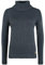 OXMO OXPIA Damen Rollkragenpullover Pullover mit Rollkragen Reißverschluss Baumwollmischung Regular fit, Größe:L, Farbe:INS BL Mel (7989915)