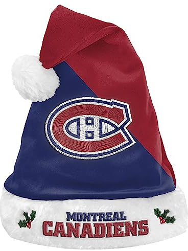 FOCO Montreal Canadiens 2020 Basic Santa NHL Weihnachtsmannmütze, One Size