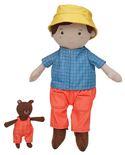 Manhattan Toy Playdate Freunde Alex Maschinenwaschbar und Trockner Safe 35,56 cm Puppe mit Mini Bär Stofftier