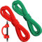 2 Stück Bogenschießen D Loop Seil 3 m Bogenschießen Bowstring Servierfaden D Loop Seil Freigabe Material Nocking D Loop Seil Schnur (rot und grün)