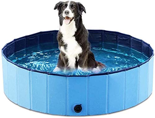 OceanTeda Dog Pool, Kiddie Pool, Foldable Dog Pool, Swimming Pool for Dogs Cats and Kids