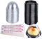 MIAHART 50 Pack Clear Plastic Mini Cupcake Container with 50 Pcs Label Stickers Baking Mini Cake Boxes Muffin Boxes Dome Box Candy Boxes, Black