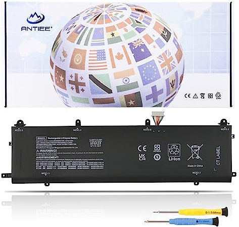 ANTIEE 72.9Wh BN06XL Laptop Batteria Compatible with HP Spectre X360 15-EB0005UR 15-EB0035TX 15-EB0025TX 15-EB0053TX 15-EB0083NR Series Notebook BN06072XL L68235-1C1 HSTNN-IB9A 68299-0055 11.55V