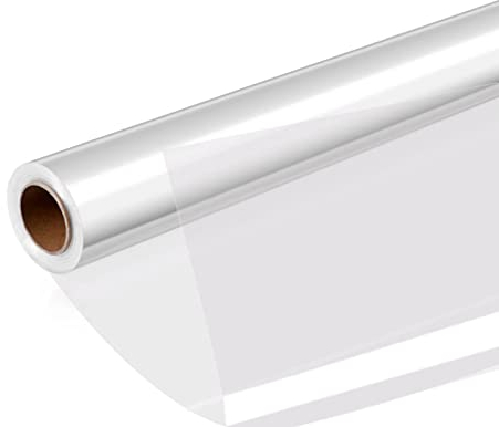 Trintion Cellophane Wrap Roll 20x80cm Clear, Durable, Multi-purpose Gift Wrap for Hampers, Flowers, Crafts, Baskets, Occasions