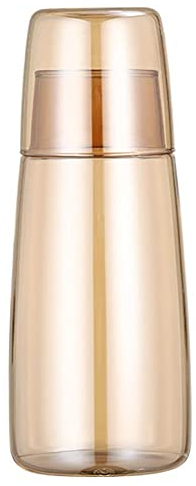 RockTrend Nachttisch-Karaffen-Set aus Glas mit Becher, Krug und Tasse