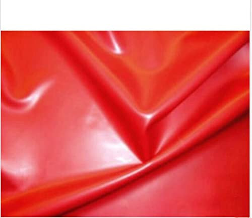 0,4 mm rotes Latex-Gummiblatt 200 cm x 200 cm Latex-Bettlaken mit geklebten Nähten, wie es ist, Einheitsgröße