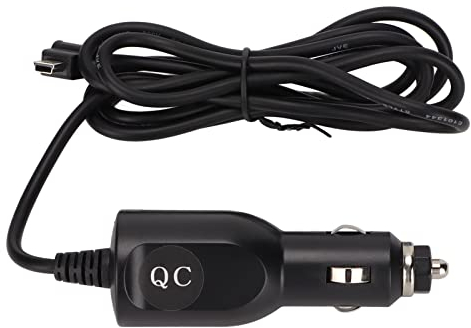 Cavo Caricabatteria da Auto per TomTom XL One GPS, Cavo di Alimentazione di Ricambio per Veicoli, Cavo di Alimentazione per Caricabatterie GPS per Accendisigari, Cavo di Ricarica per Navigatore