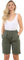 Style Lockers® Ladies Cherry Berry Shorts - Women Plain Capri Length Stretch Fit Pull On Elasticated Waist Summer Crop Short Pants (Khaki, UK 16)