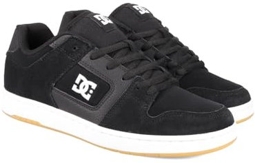 DC Shoes Herren Manteca S Skateschuhe, EU, Schwarz/Schwarz/Weiß/Gummi, 43 EU